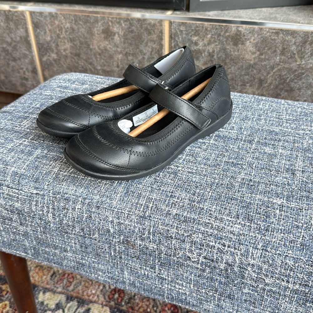 Black Mary Jane Kids Shoes